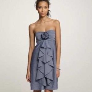 J Crew Chambray Blue Dress